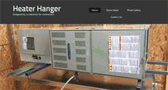 Desktop Screenshot of heaterhanger.com