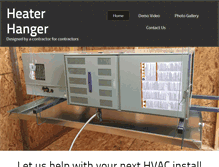 Tablet Screenshot of heaterhanger.com